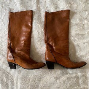 Peter Kaiser Vintage Low Heel Leather Boots